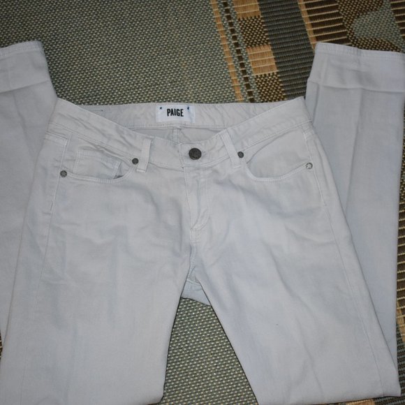 FIRM PAIGE Denim Skyline Ankle Jeans 28 Misty - Picture 4 of 9